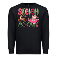 Black sleigh all day Premium Sweatshirt - MaliasSmallBusiness
