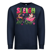 Navy sleigh all day Premium Sweatshirt - MaliasSmallBusiness