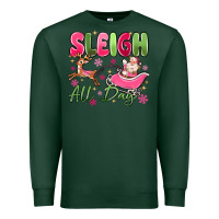 Sports Green sleigh all day Premium Sweatshirt - MaliasSmallBusiness