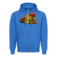 True Royal Gymnocalycium Variegated Cactus Zipper Hoodie - LillyAllenDesigns