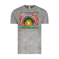 Cloud Rock summer rainbow Vintage Tee - HRA Design Shop