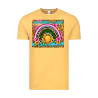 Vintage Mustard summer rainbow Vintage Tee - HRA Design Shop