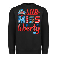 Black little miss liberty Heavyweight Sweatshirt - HRA Design Shop