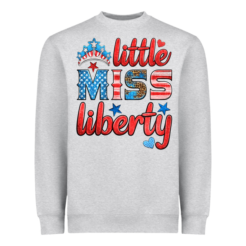 Little Miss Liberty Heavyweight Sweatshirt by HRA Design Shop | Teevron