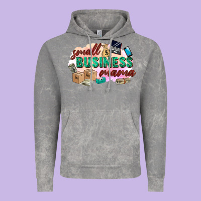 Small Business Mama Vintage Hoodie Designed By Zillion Design Studio