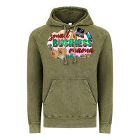 Vintage Olive small business mama Vintage Hoodie - Zillion Design Studio