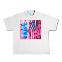 Lunar Rock hope  breast cancer and american flag Urban Heavy Tee - AdoDesignShop