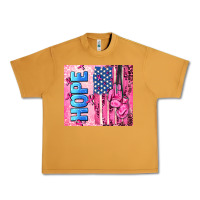 Peanut Butter hope  breast cancer and american flag Urban Heavy Tee - AdoDesignShop