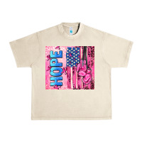 Sandshell hope  breast cancer and american flag Urban Heavy Tee - AdoDesignShop