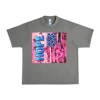 Tornado hope  breast cancer and american flag Urban Heavy Tee - AdoDesignShop