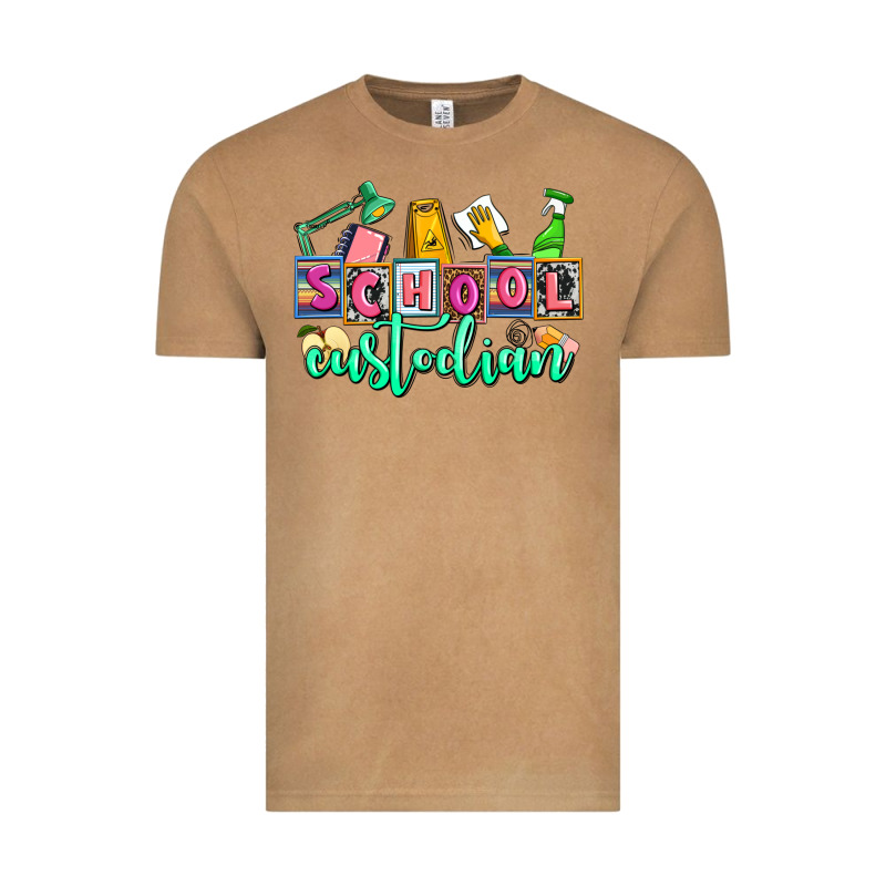 School Custodian Vintage Tee by AdoDesignShop | Teevron