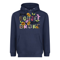 Navy kinda boujee kinda broke Heavyweight Hoodie - MaliasSmallBusiness