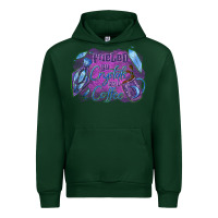 Forest Green Fueled by crystals and coffee halloween Urban Hoodie - NancyCooperArtShop
