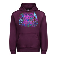 Mauve Wine Fueled by crystals and coffee halloween Urban Hoodie - NancyCooperArtShop