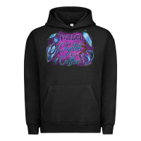 Pigment Black Fueled by crystals and coffee halloween Urban Hoodie - NancyCooperArtShop