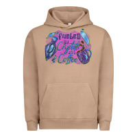 Pigment Burro Fueled by crystals and coffee halloween Urban Hoodie - NancyCooperArtShop