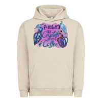 Pigment French Oak Fueled by crystals and coffee halloween Urban Hoodie - NancyCooperArtShop