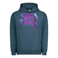 Pigment Midnight Navy Fueled by crystals and coffee halloween Urban Hoodie - NancyCooperArtShop