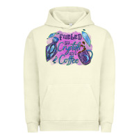 Pigment Pistachio Fueled by crystals and coffee halloween Urban Hoodie - NancyCooperArtShop