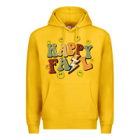 Lemon happy fall smiley face Premium Hoodie - BarkalooDesign