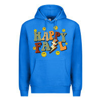 True Royal happy fall smiley face Premium Hoodie - BarkalooDesign