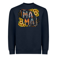 Navy mama western Heavyweight Sweatshirt - RacoonDesign