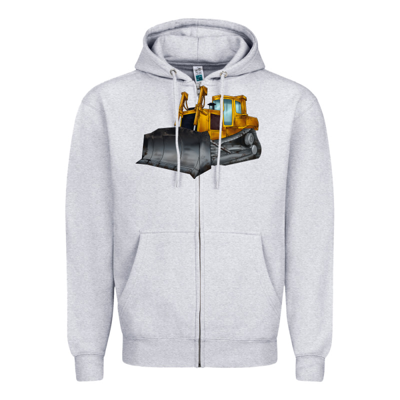 Bulldozer Zipper Hoodie by LillyAllenDesigns | Teevron