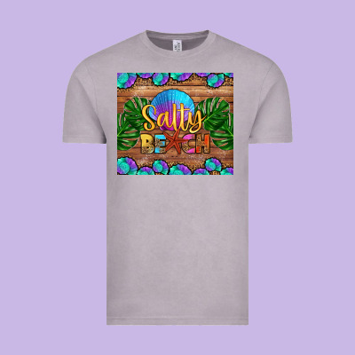 Salty Beach Vintage Tee Designed By Hra Design Shop