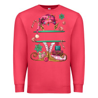 Cardinal pink elf costom name and preview Premium Sweatshirt - MaliasSmallBusiness