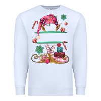 White pink elf costom name and preview Premium Sweatshirt - MaliasSmallBusiness