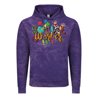 Cloud Purple social worker Vintage Hoodie - Zillion Design Studio