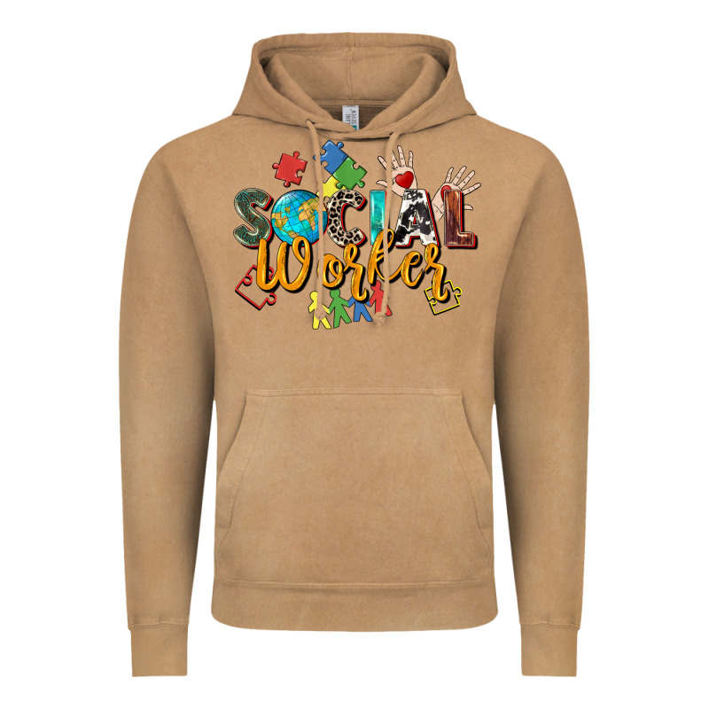 Social Worker Vintage Hoodie by Zillion Design Studio | Teevron