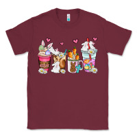Burgundy easter coffee cups Classic Tee - AdoDesignShop
