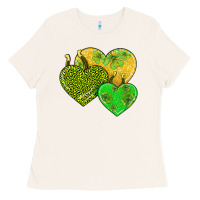 Bone st patricks day hearts Ladies Tee - AdoDesignShop