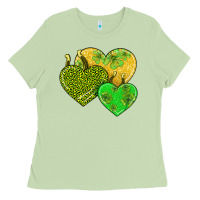 Matcha st patricks day hearts Ladies Tee - AdoDesignShop
