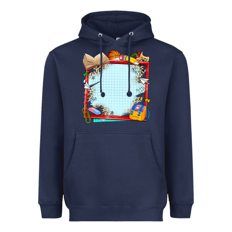 School Your Text Here Heavyweight Hoodie by NancyCooperArtShop | Teevron