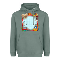 Sage school your text here Heavyweight Hoodie - NancyCooperArtShop