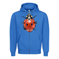 True Royal lady bug Zipper Hoodie - LillyAllenDesigns