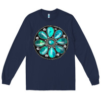 Navy gemstone Long Sleeve Tee - JahusDesignShop