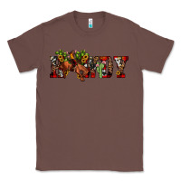 Chestnut Christmas Howdy Bronco Rodeo Classic Tee - JahusDesignShop