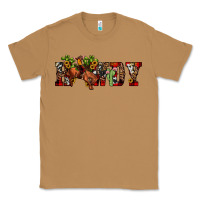 Christmas Howdy Bronco Rodeo Classic Tee | Teevron