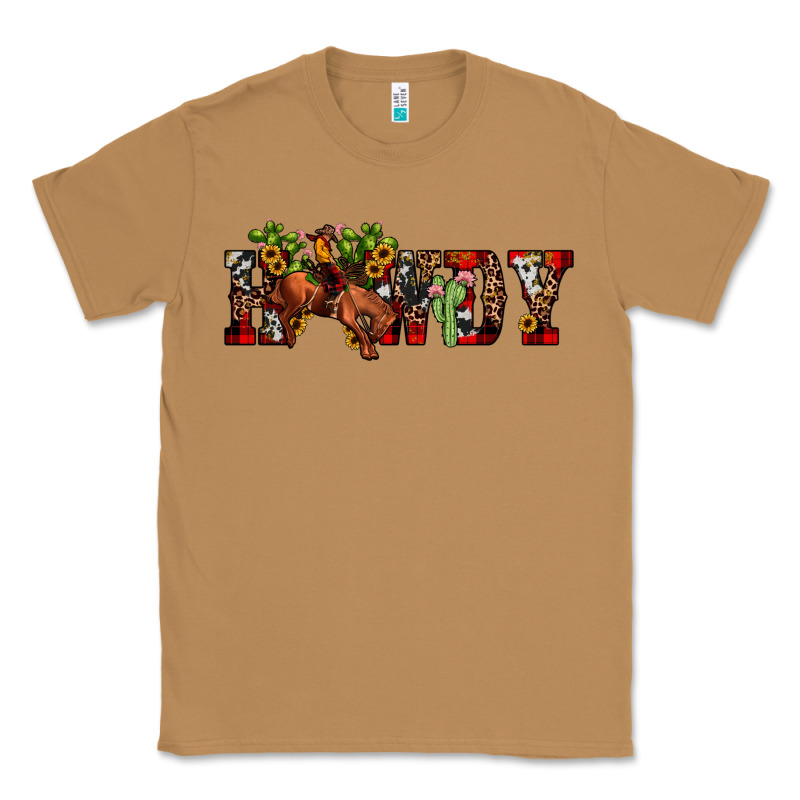 Christmas Howdy Bronco Rodeo Classic Tee by JahusDesignShop | Teevron