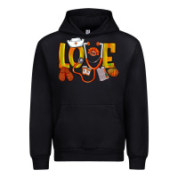 Black Thanksgiving love Nurse Urban Hoodie - NancyCooperArtShop