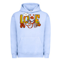 Pigment Grape Ice Thanksgiving love Nurse Urban Hoodie - NancyCooperArtShop