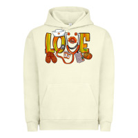 Pigment Pistachio Thanksgiving love Nurse Urban Hoodie - NancyCooperArtShop