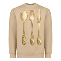 Mushroom spoon fork knife fa element Heavyweight Sweatshirt - FaDigitalArtStudio