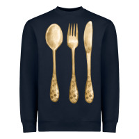 Navy spoon fork knife fa element Heavyweight Sweatshirt - FaDigitalArtStudio