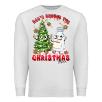 Oatmeal Heather racn around the christmas tree Premium Sweatshirt - MaliasSmallBusiness