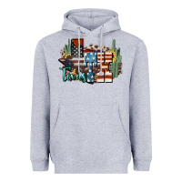 Heather Grey tx texas Heavyweight Hoodie - NancyCooperArtShop