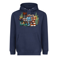 Navy tx texas Heavyweight Hoodie - NancyCooperArtShop